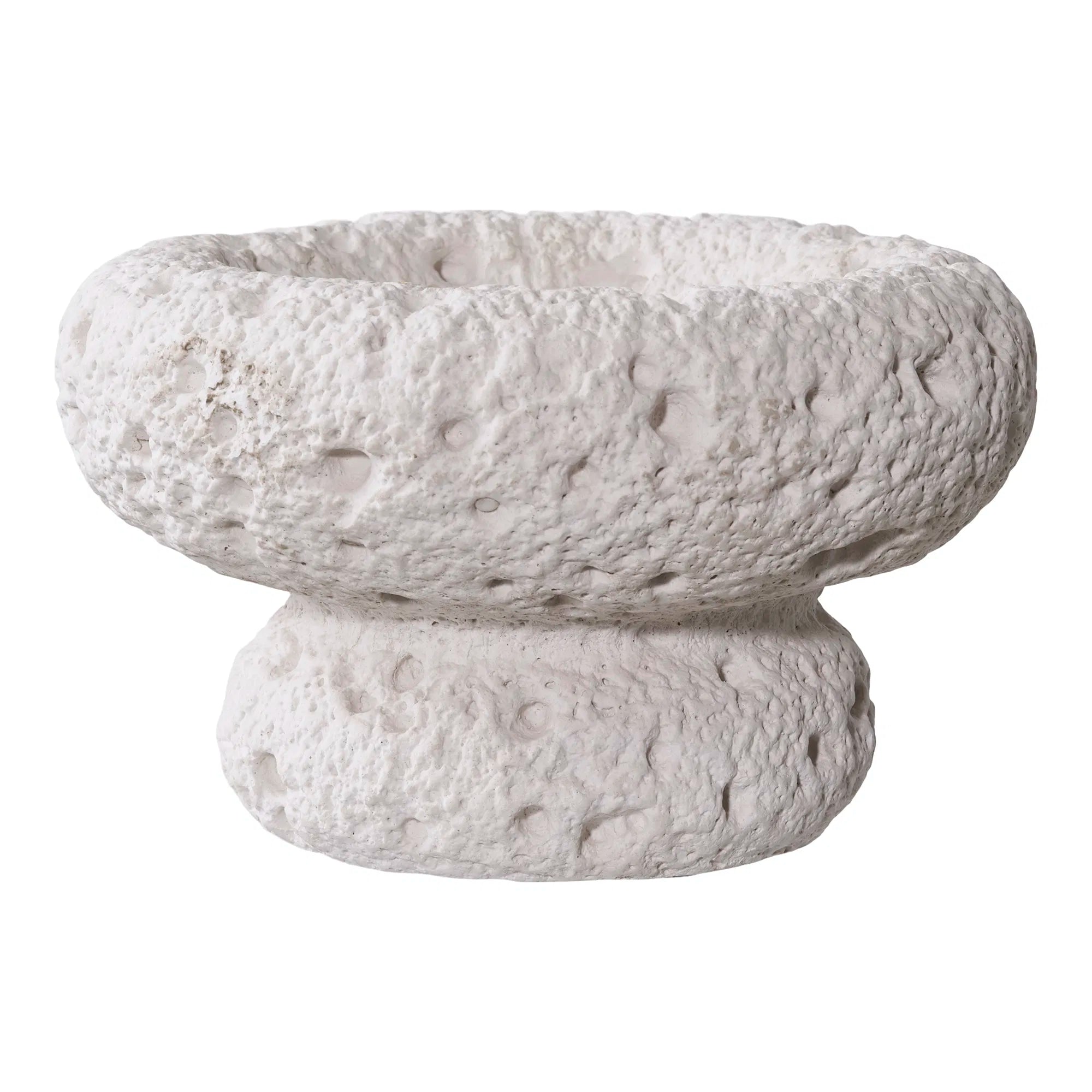 Kaarshouder-set „Lunaro Duo“ – Cement in Grijs
