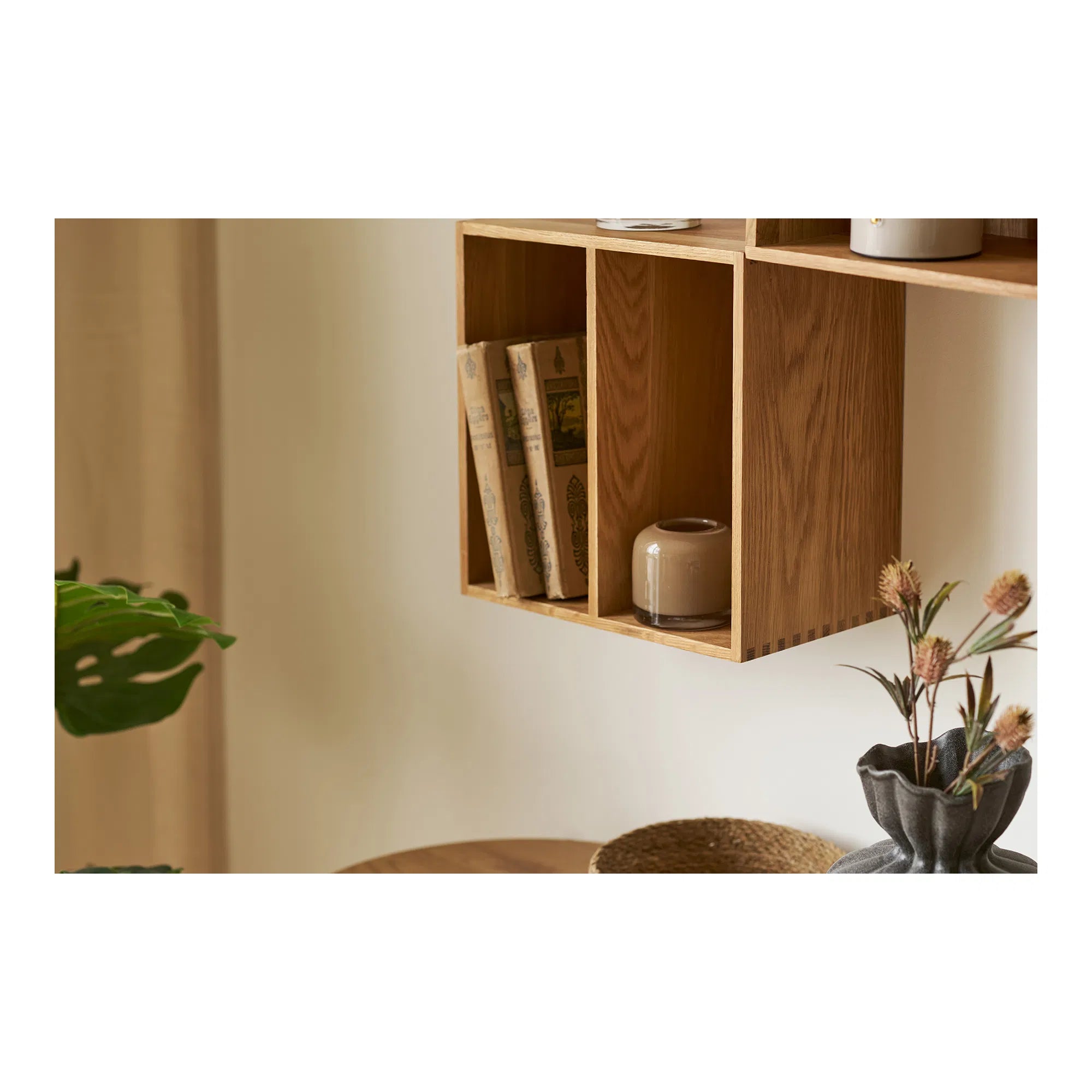 Kaarshouder „Lumea“ – mondgeblazen glas in Bruin