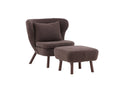Designer Lounge Sessel Eldvik – Teddy-Optik Bruin