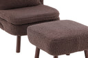 Designer Lounge Sessel Eldvik – Teddy-Optik Bruin