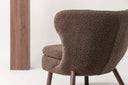 Designer Lounge Sessel Eldvik – Teddy-Optik Bruin