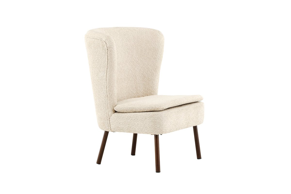 Fauteuil Hedwig - Met beige polyesterstof