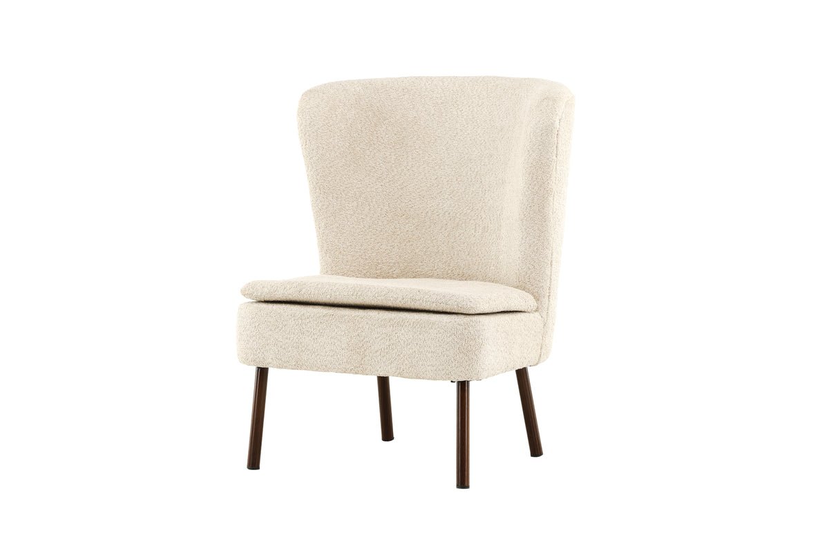 Fauteuil Hedwig - Met beige polyesterstof