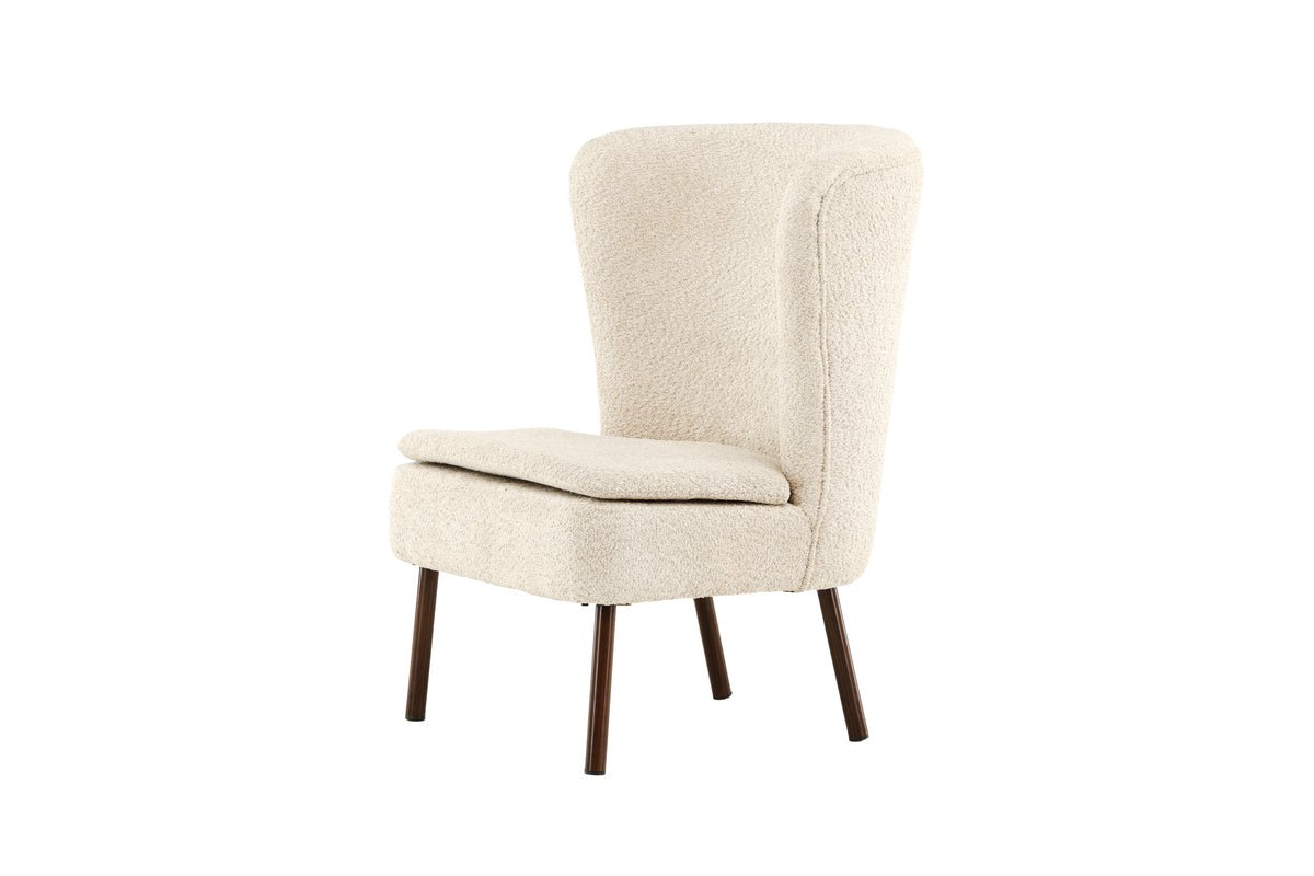 Fauteuil Hedwig - Met beige polyesterstof