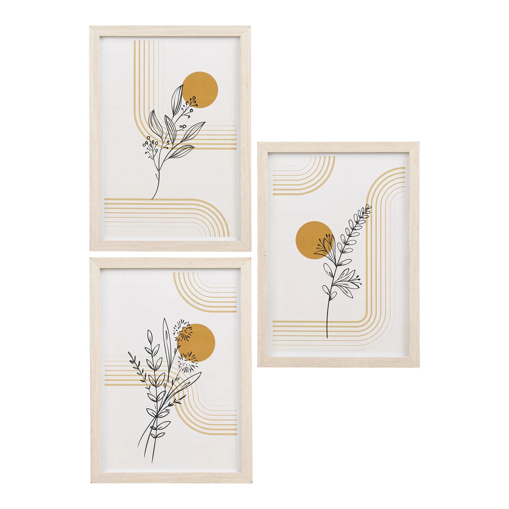 Fotolijst Iskara – in natuur (set van 3)
