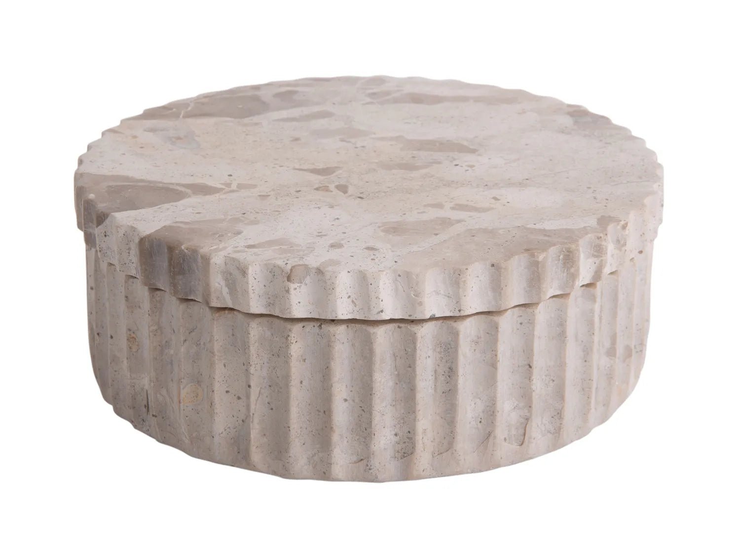 Kom Meliora – vervaardigd uit marmer – met deksel