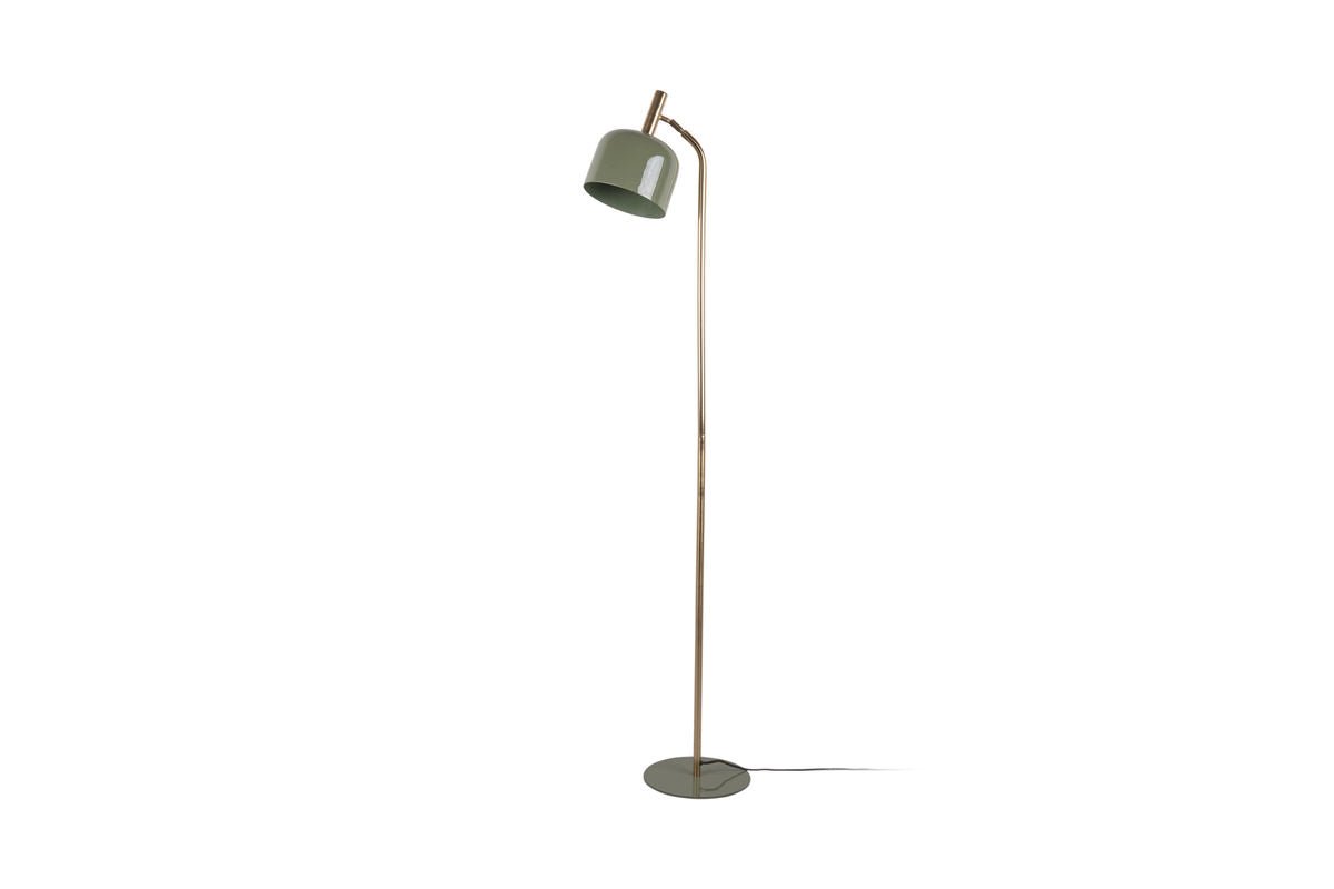 Staande lamp Norex – van ijzer met emaille coating