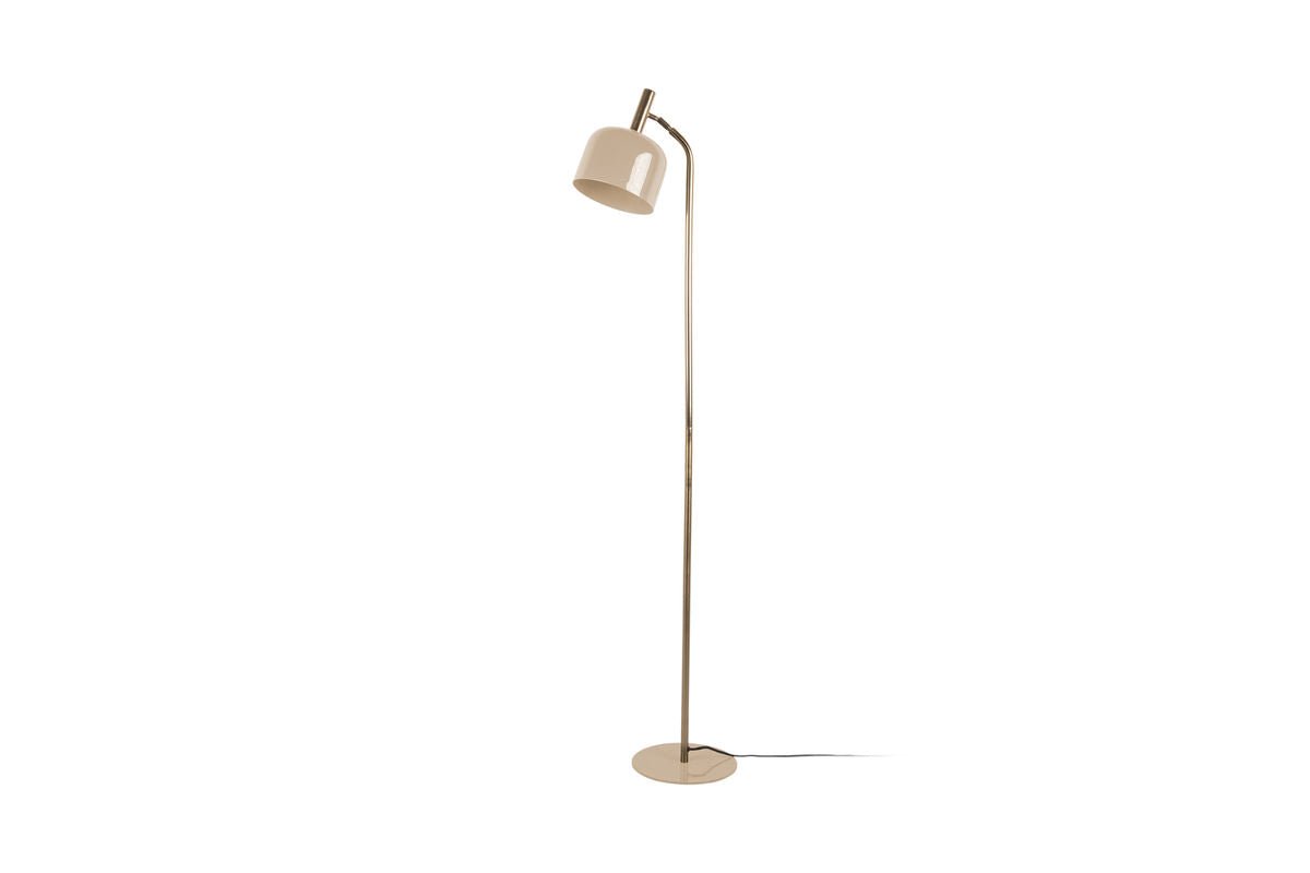 Staande lamp Norex – van ijzer met emaille coating