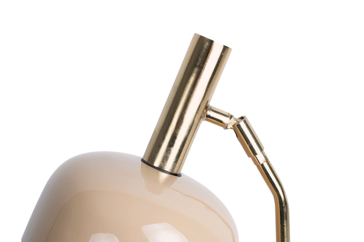 Staande lamp Norex – van ijzer met emaille coating