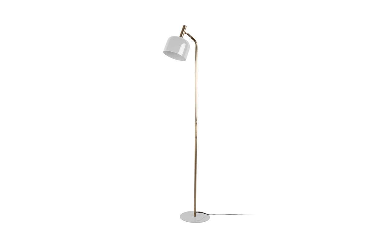 Staande lamp Norex – van ijzer met emaille coating