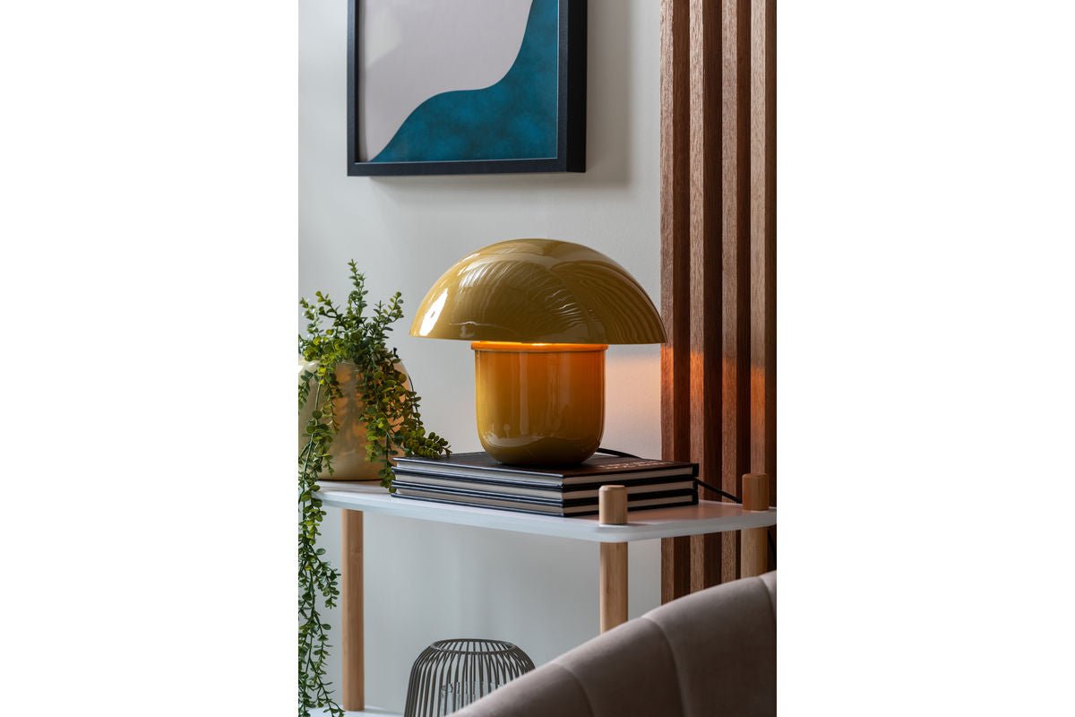 Tafellamp Fungi - Designlamp van ijzer in paddenstoelvorm