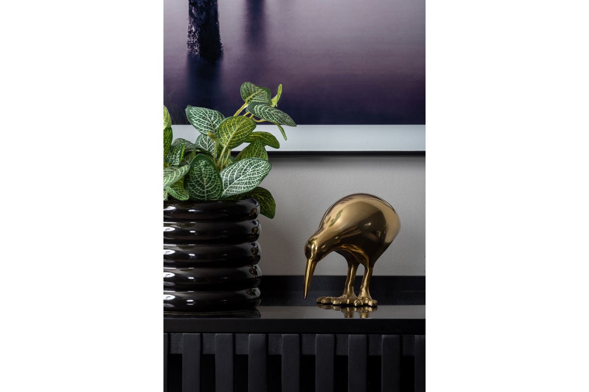 Beeld "Kiwi Bird" – Metaal in goudlook