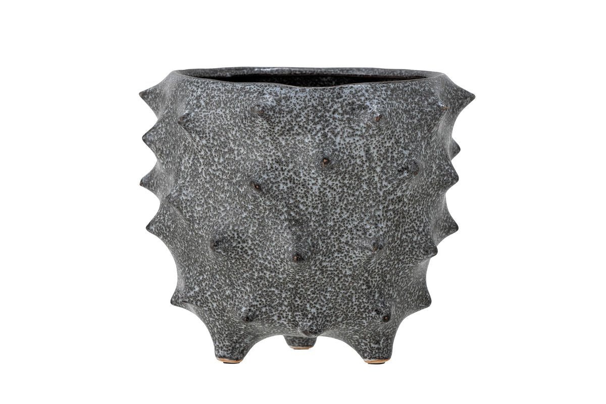 Bloempot Mysterycastle – in donker Grijs