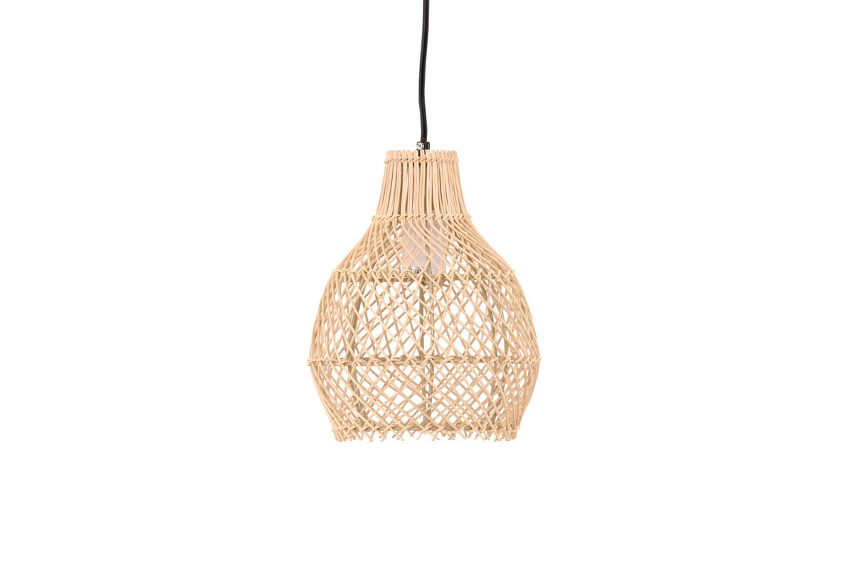 Hanglamp „Johannesburg“ – Van rotan in natuuroptiek