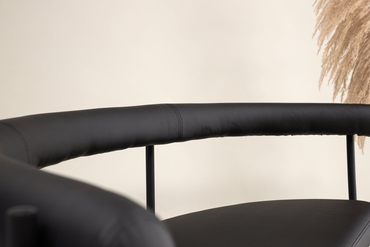 Zitbank "Ronald" – Verkrijgbaar met bouclé-stof of PU-leer naar keuze