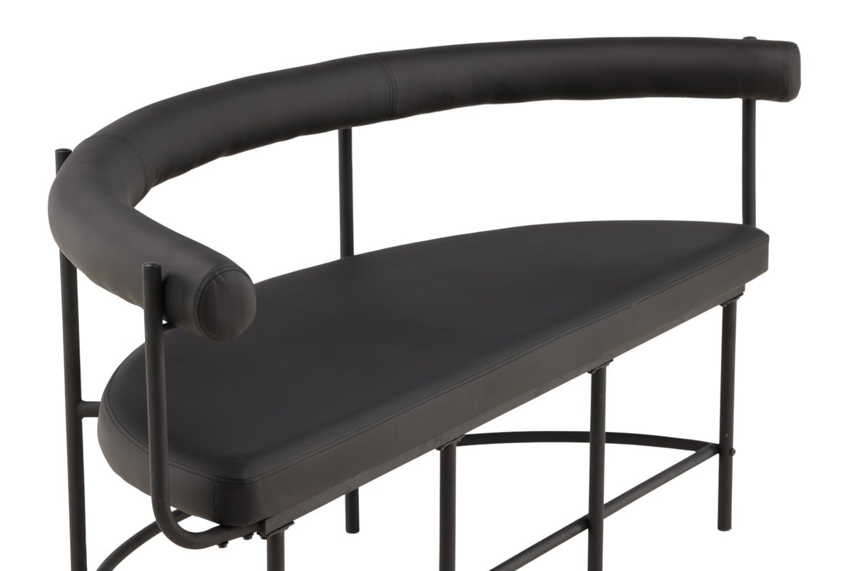 Zitbank "Ronald" – Verkrijgbaar met bouclé-stof of PU-leer naar keuze