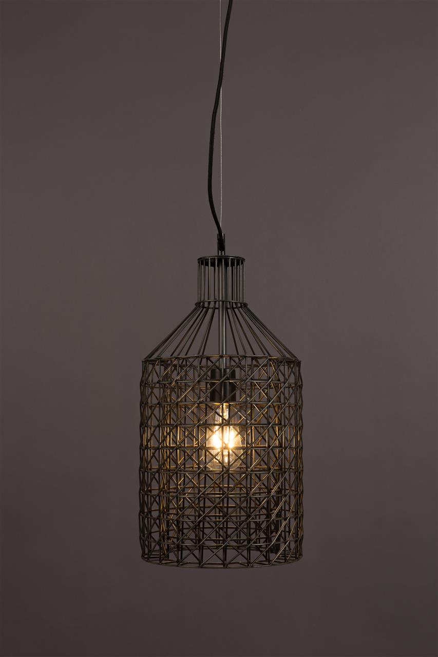 Hanglamp Belivo Hoog – van ijzer in zilver