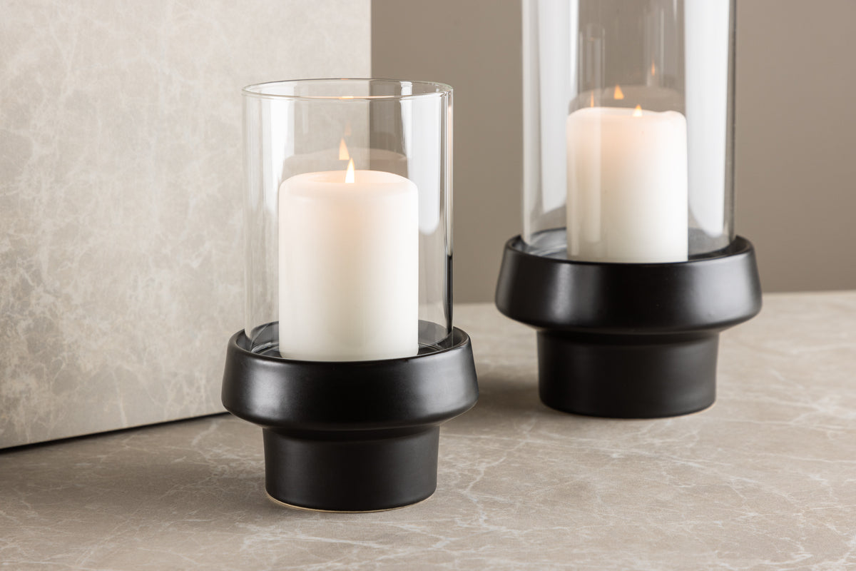 Lantaarn Harmony - Lantaarn van glas en steengoed in verschillende kleuren