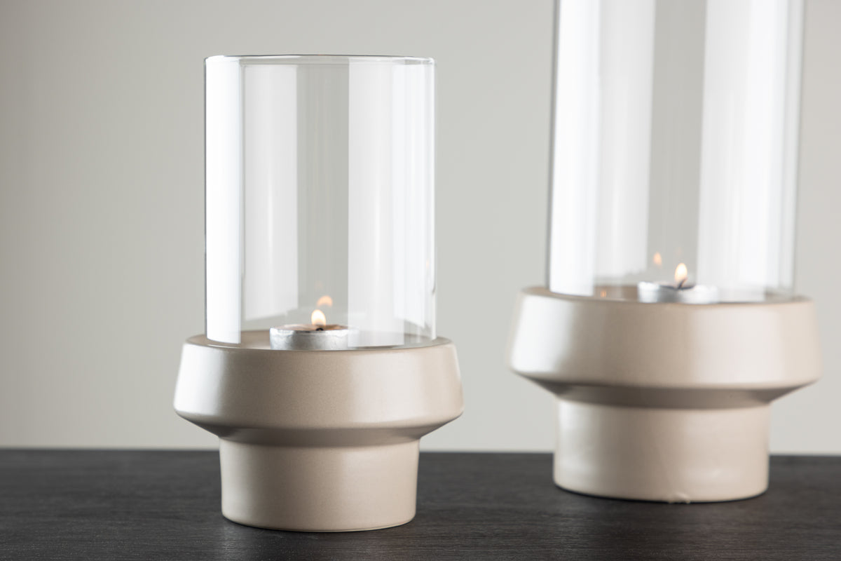 Lantaarn Harmony - Lantaarn van glas en steengoed in verschillende kleuren