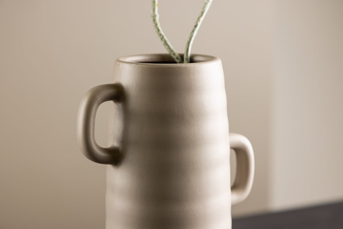 Vase „Artona“ – Bruin oder Zwart, Steinzeug