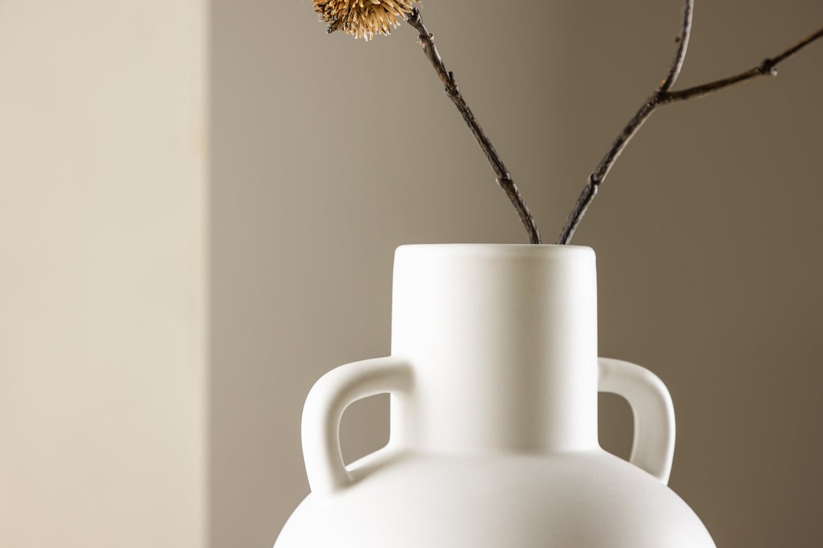 Vase „Lunaro“ – Wit oder Zwart, Steinzeug