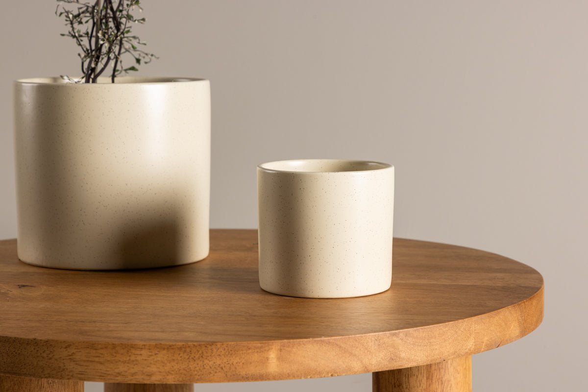 Bloempot Lumen - in het eenvoudige ontwerp van keramiek