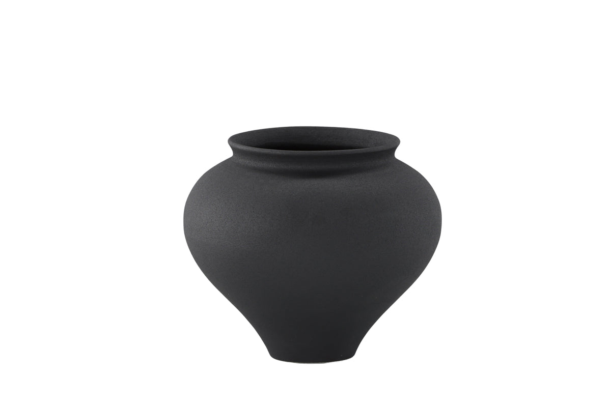 Vase „Arlena“ Ø 18 cm – Wit oder Zwart