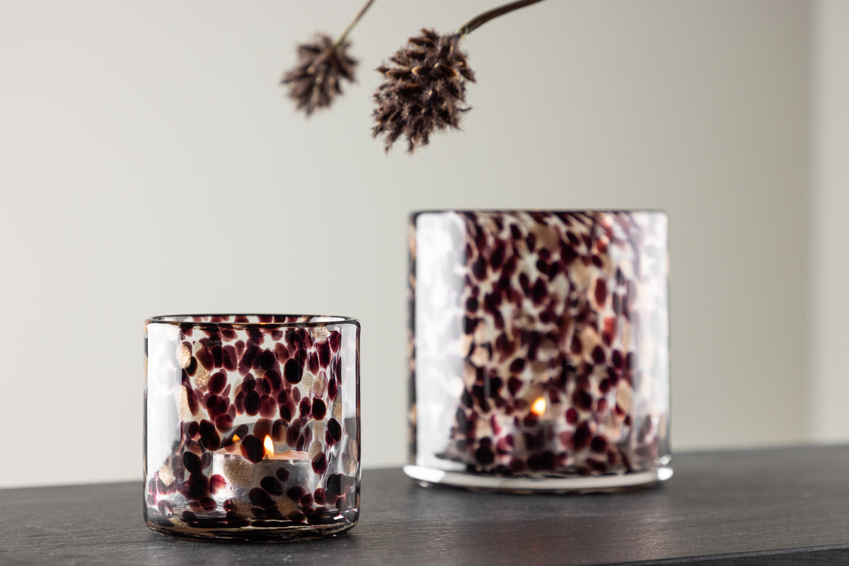 Lantaarn Honey - glazen lantaarn in verschillende kleuren