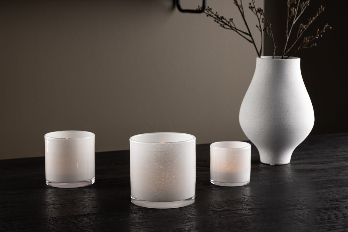 Lantaarn Eddie - glazen lantaarn in verschillende kleuren