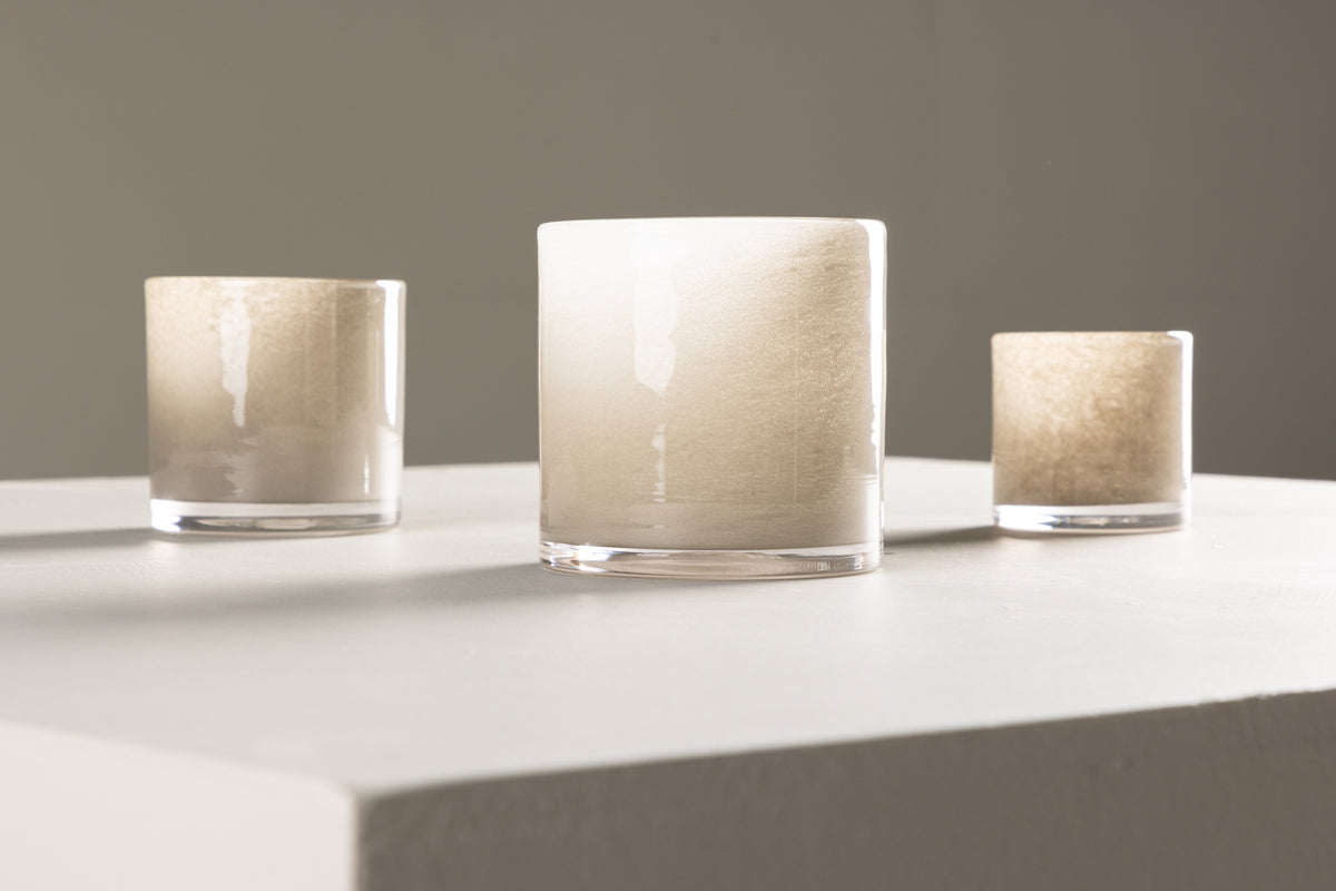 Lantaarn Eddie - glazen lantaarn in verschillende kleuren