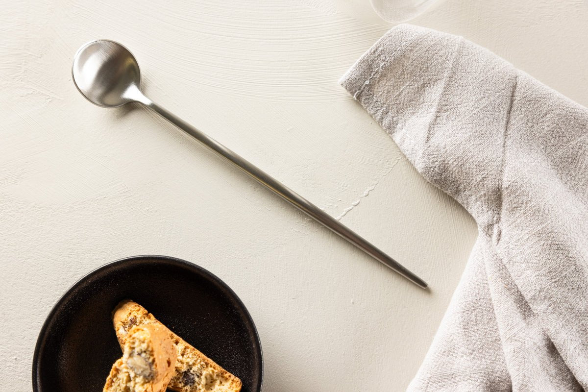 Lepelset Emil - van zilverkleurig roestvrij staal