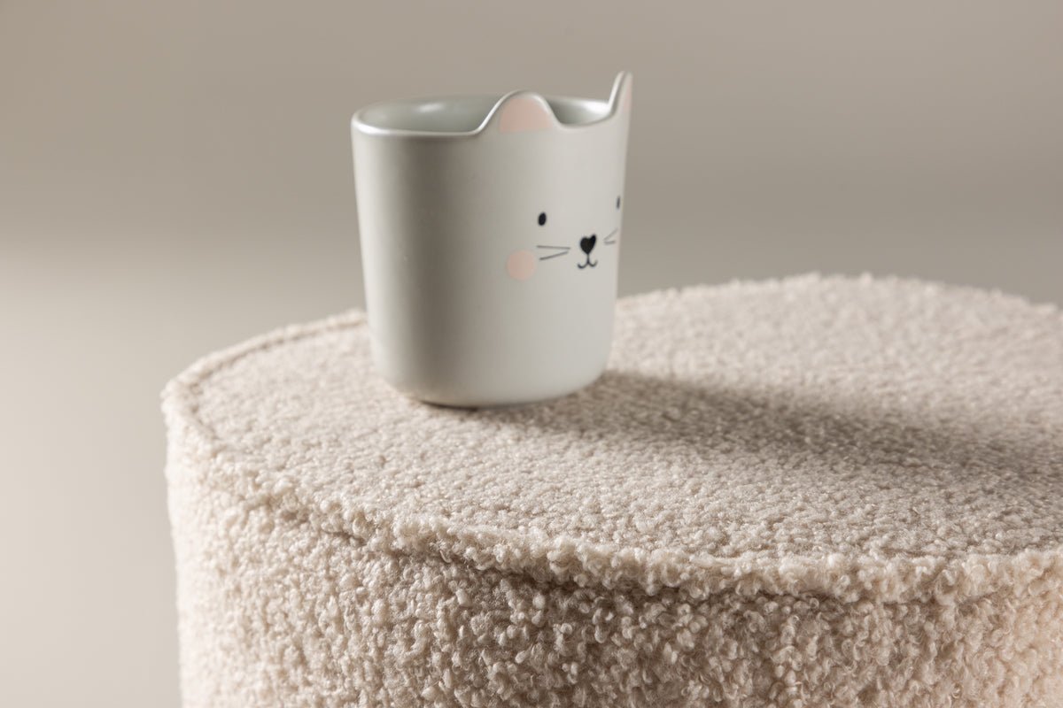 Kinderkruk Luma – Hartvormige kruk in Beige