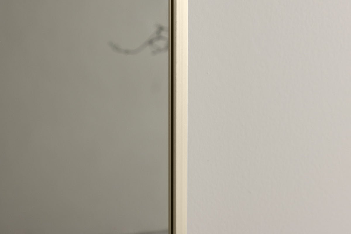 Spiegel Morino – met aluminiumframe in Beige of zilver