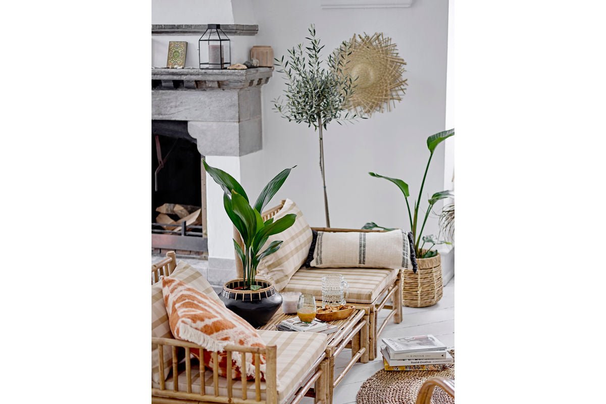 Bloempot Dahlia - van terracotta in de kleur Zwart