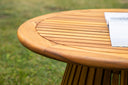 Tuintafel Hewa - Ronde bijzettafel van acaciahout
