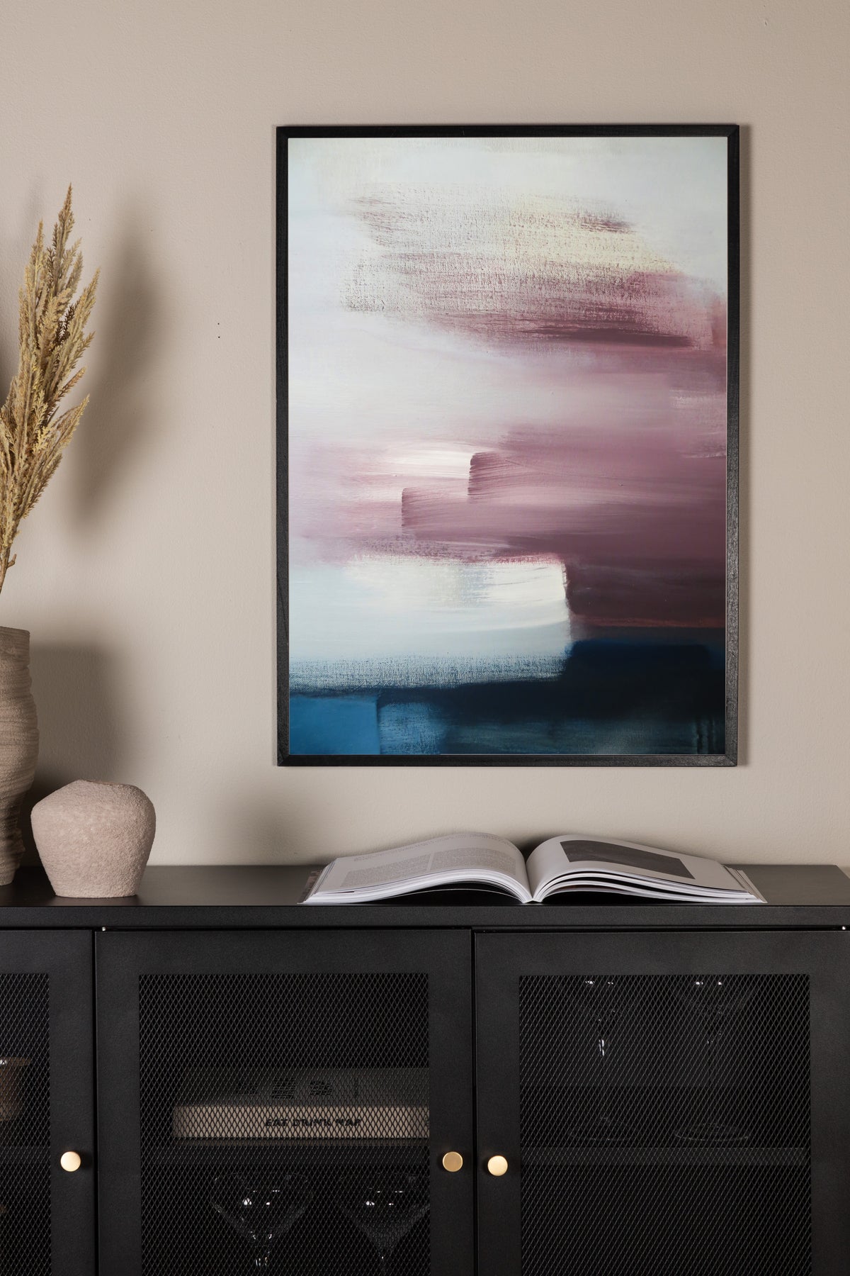 Poster Verleden van hoogwaardig papier