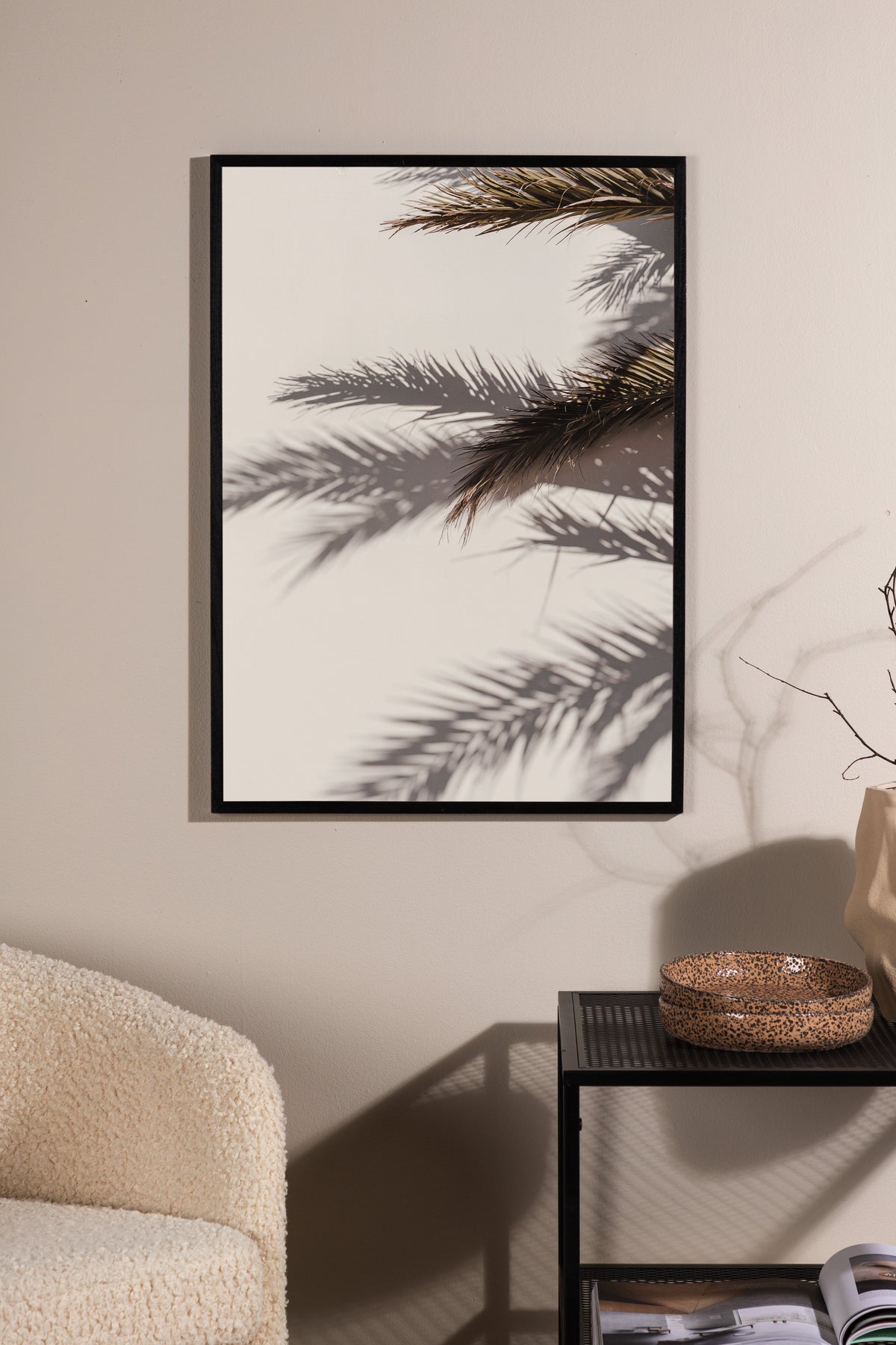 Poster Palm Beach van hoogwaardig papier