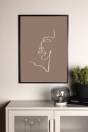 Poster Sensueel van hoogwaardig papier