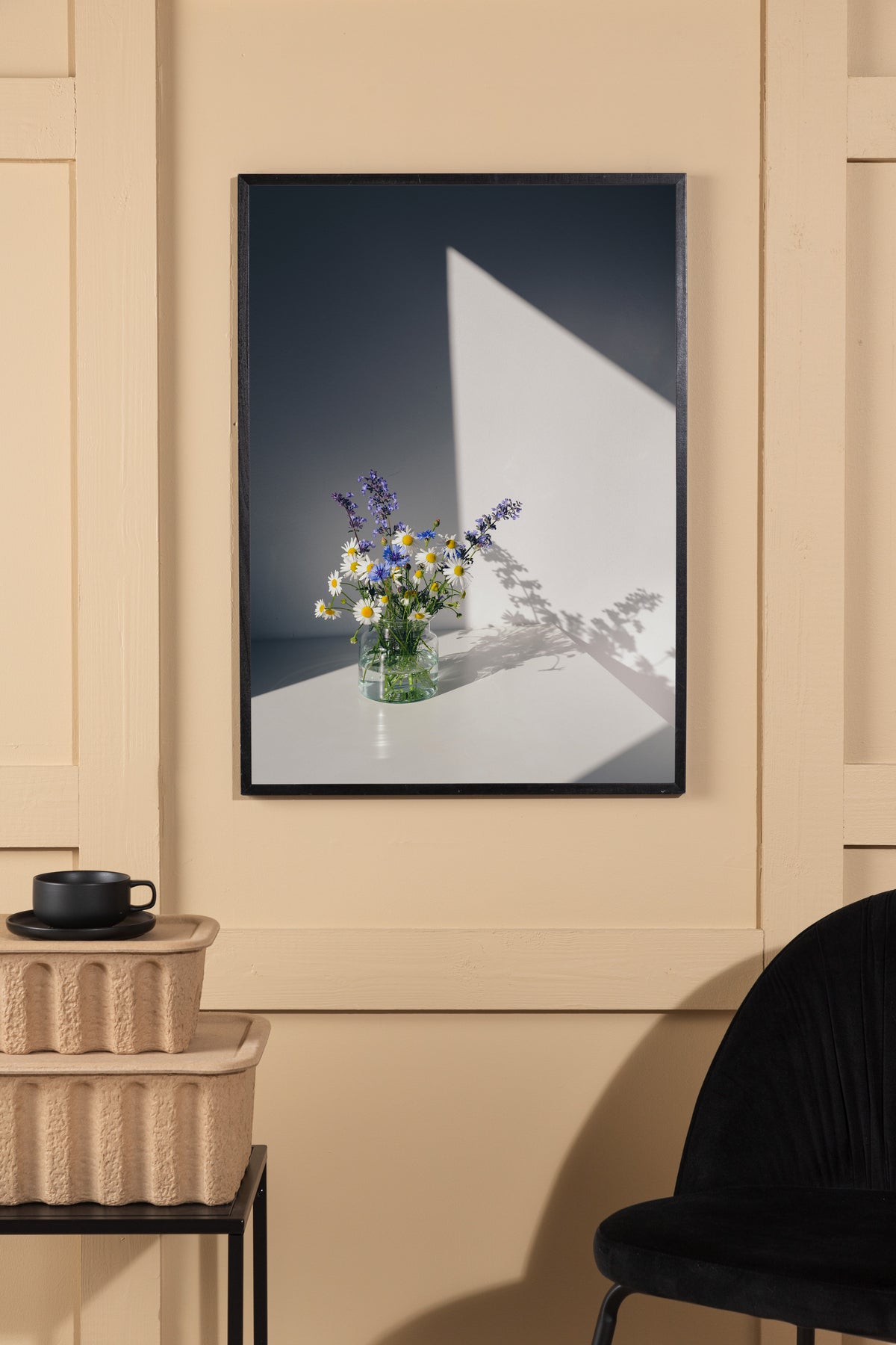 Poster Daisy van hoogwaardig papier