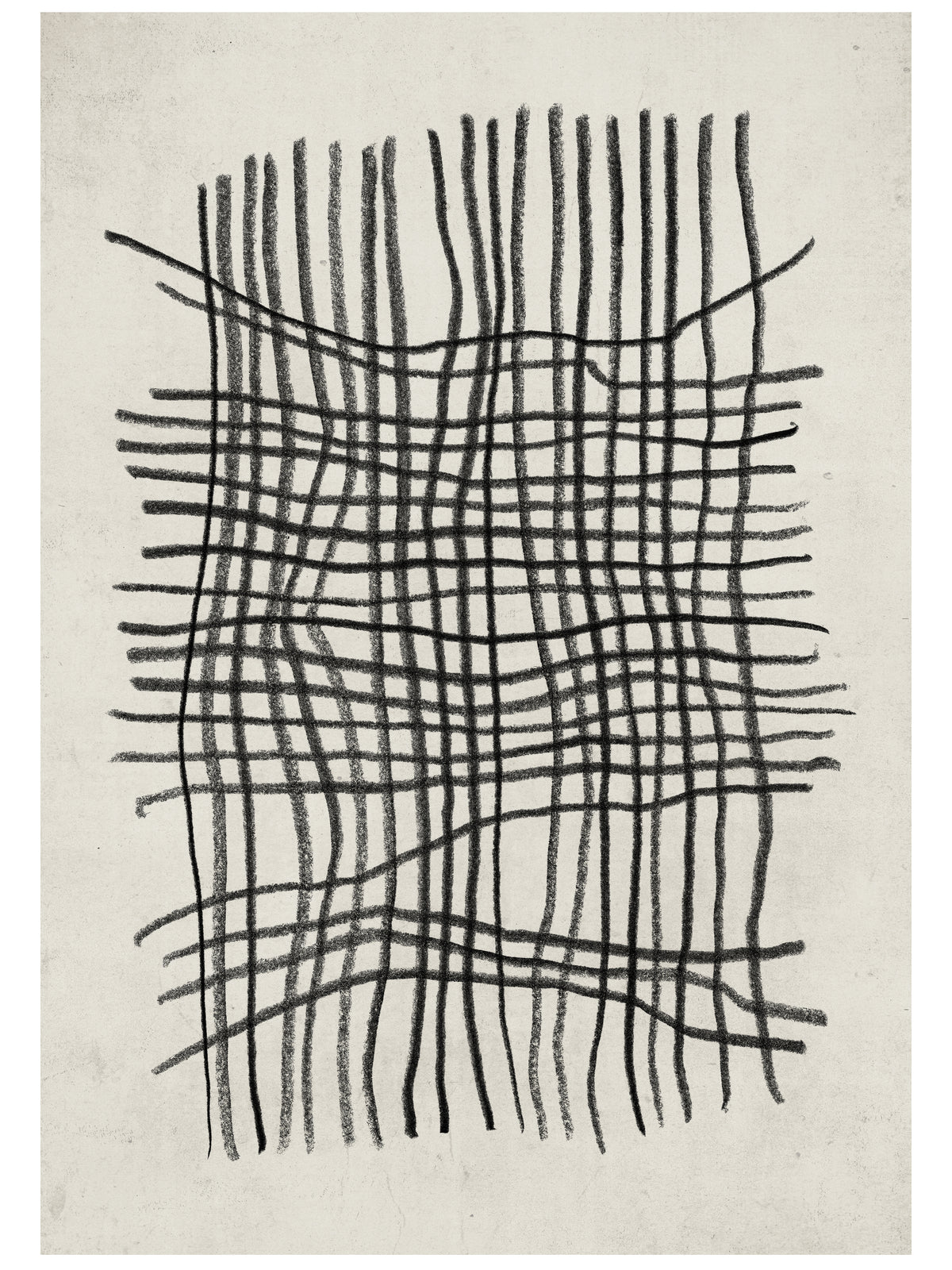 Poster Contours van hoogwaardig papier