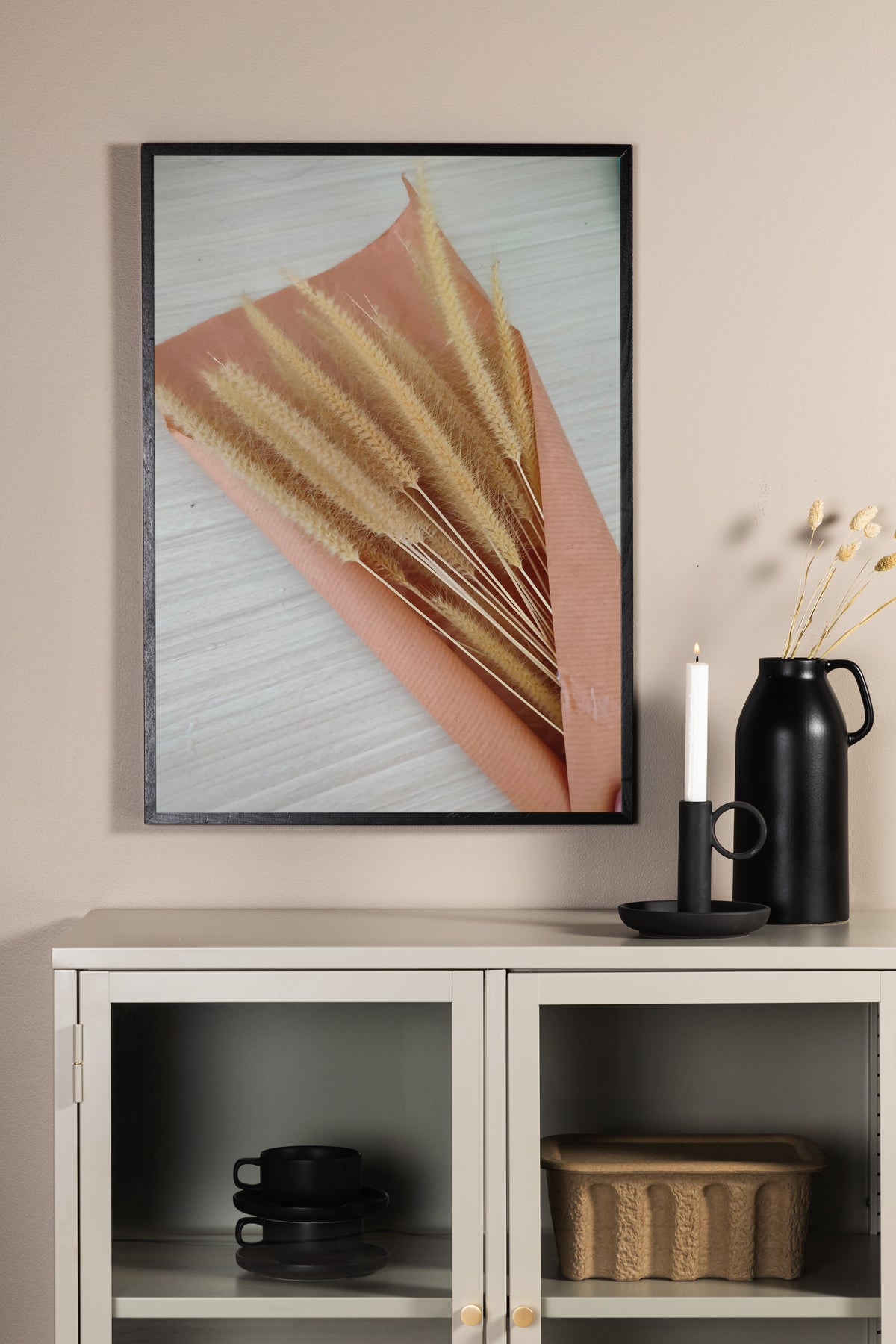 Poster Golden Grain van hoogwaardig papier