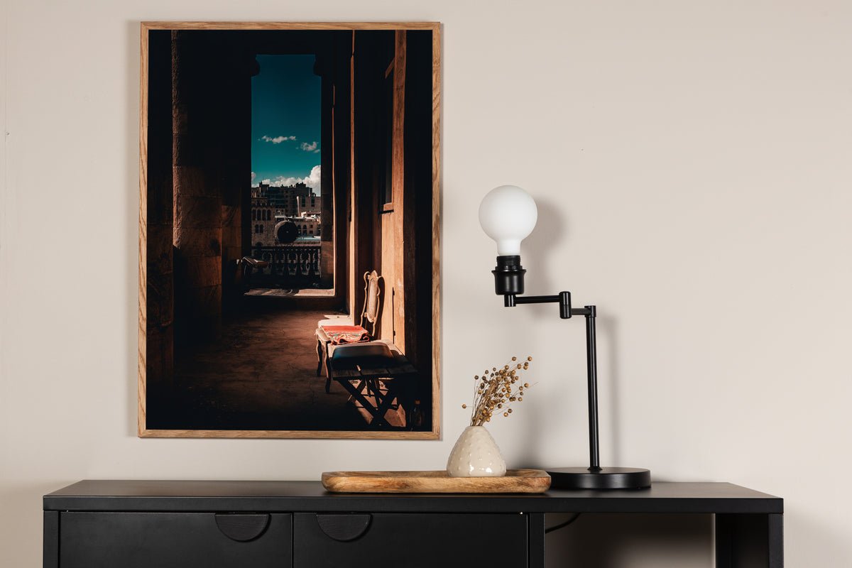 Poster Morning View van stevig papier