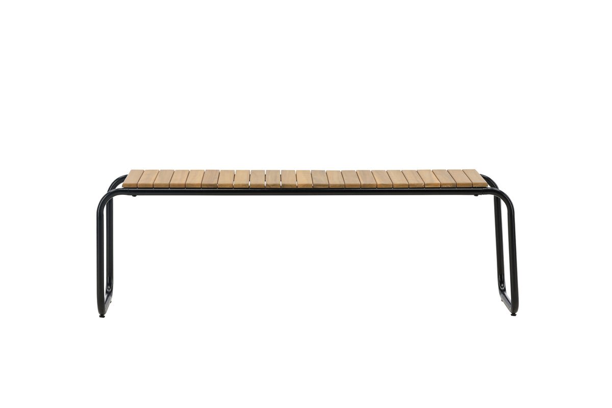 Tuinbank Benko - met geribbelde zitvlak van acaciahout