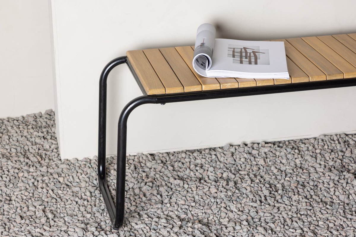 Tuinbank Benko - met geribbelde zitvlak van acaciahout