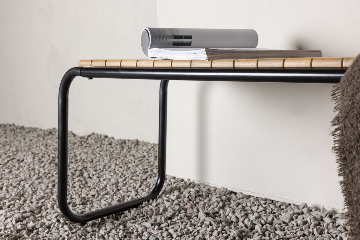 Tuinbank Benko - met geribbelde zitvlak van acaciahout