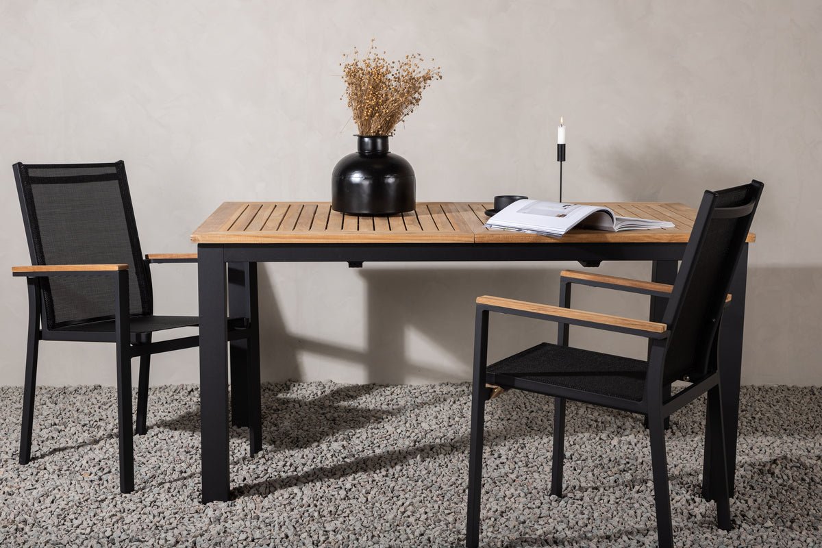 Tuin tafel Lunea - een uitschuifbare eettafel voor buiten