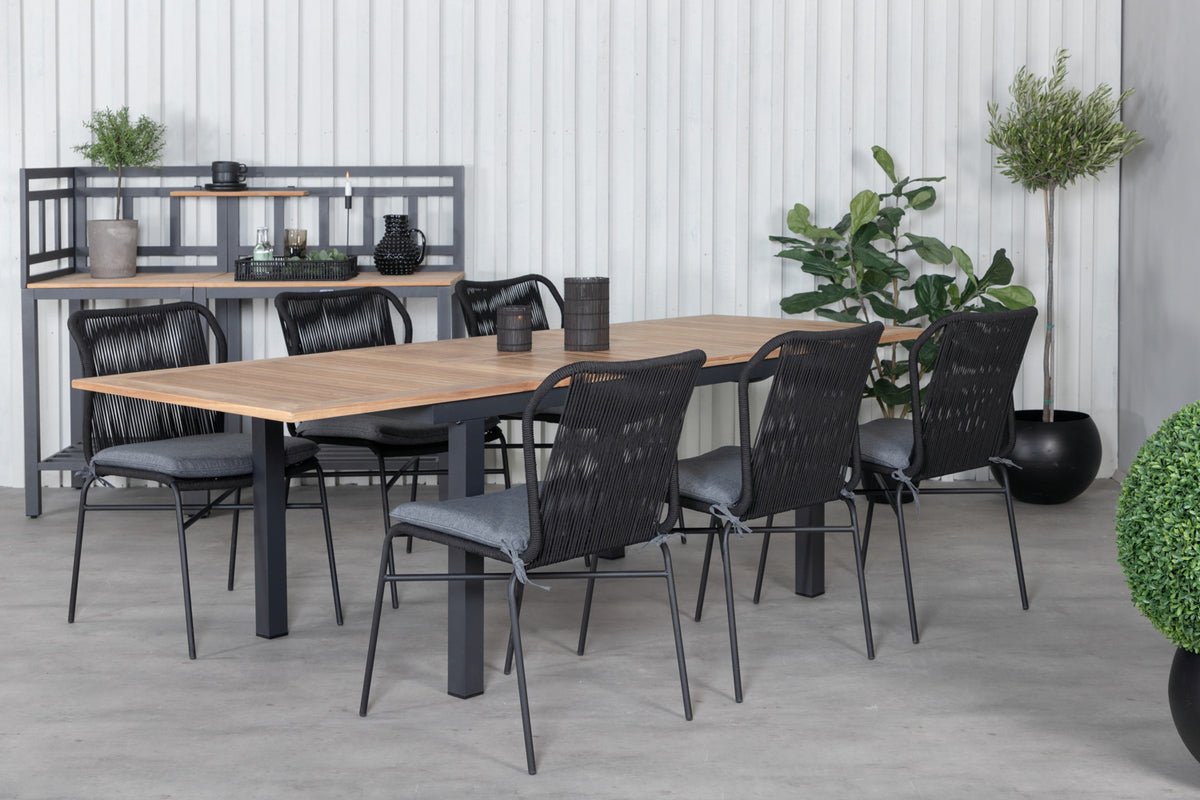 Tuin tafel Lunea - een uitschuifbare eettafel voor buiten