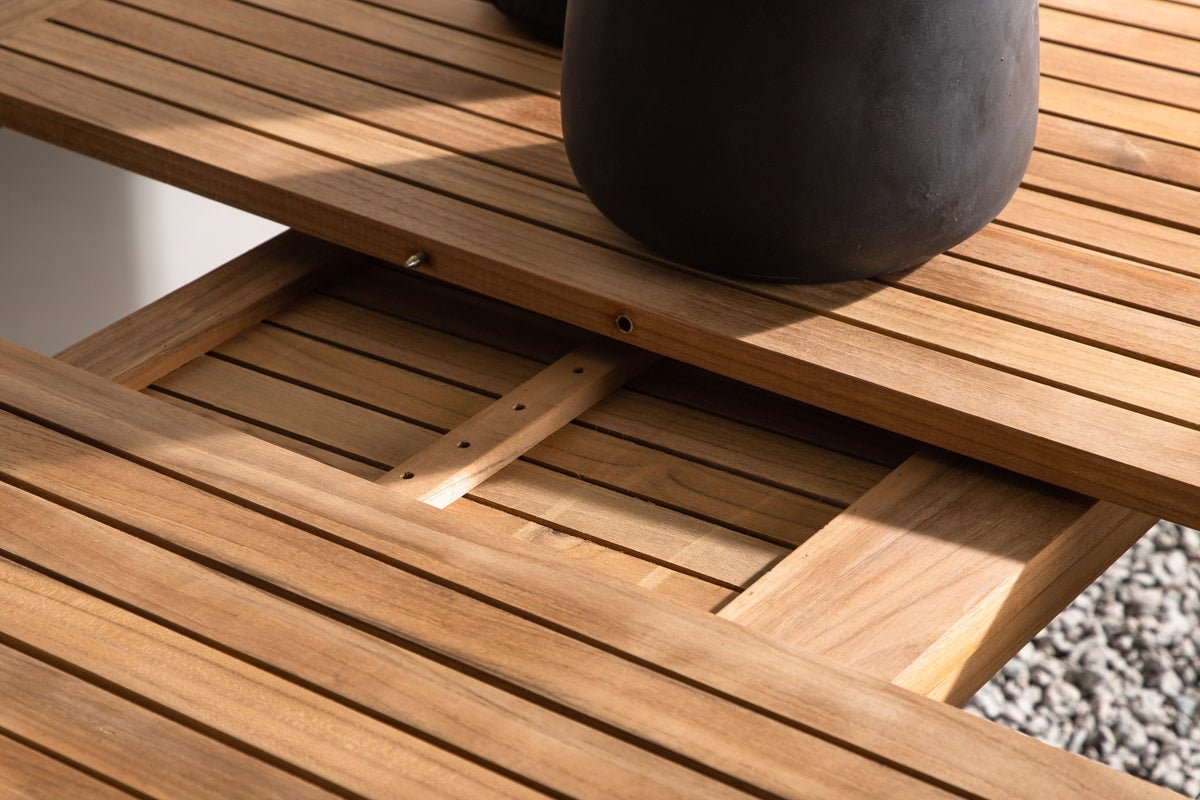 Tuin tafel Lunea - een uitschuifbare eettafel voor buiten