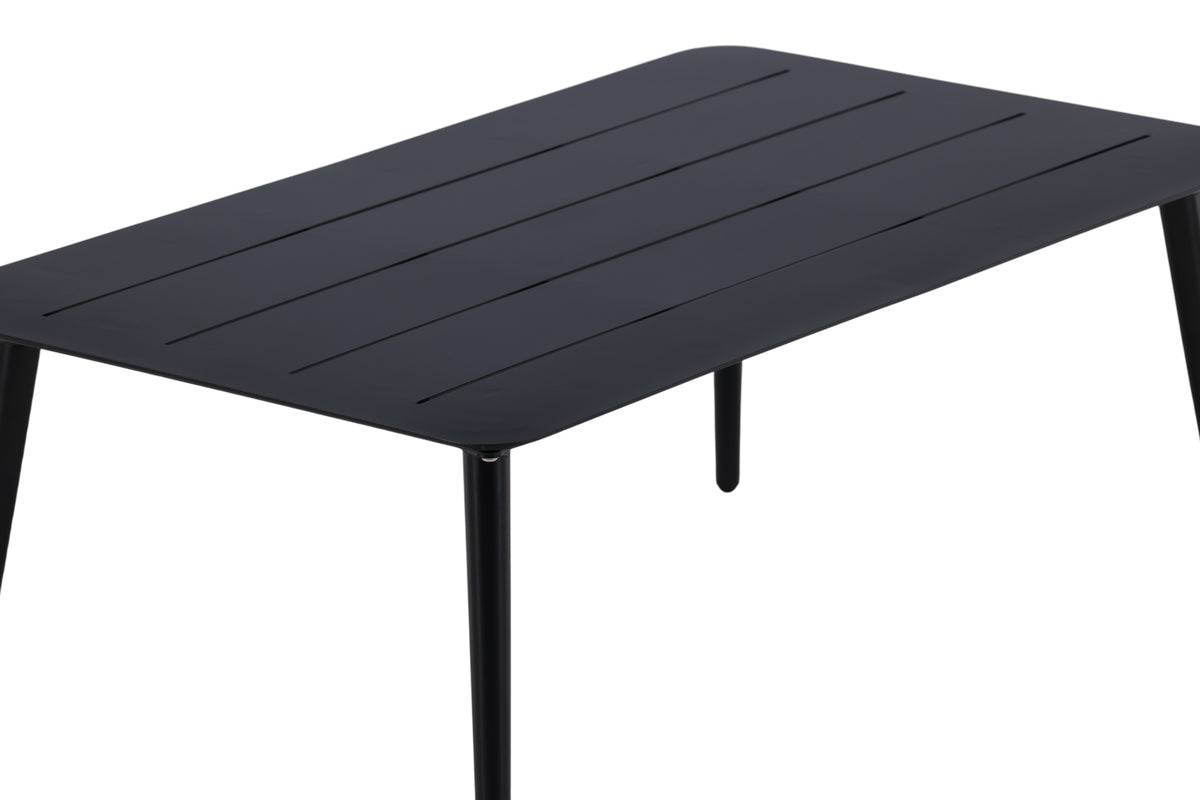 Tuin salontafel Rhodos - van zwart aluminium