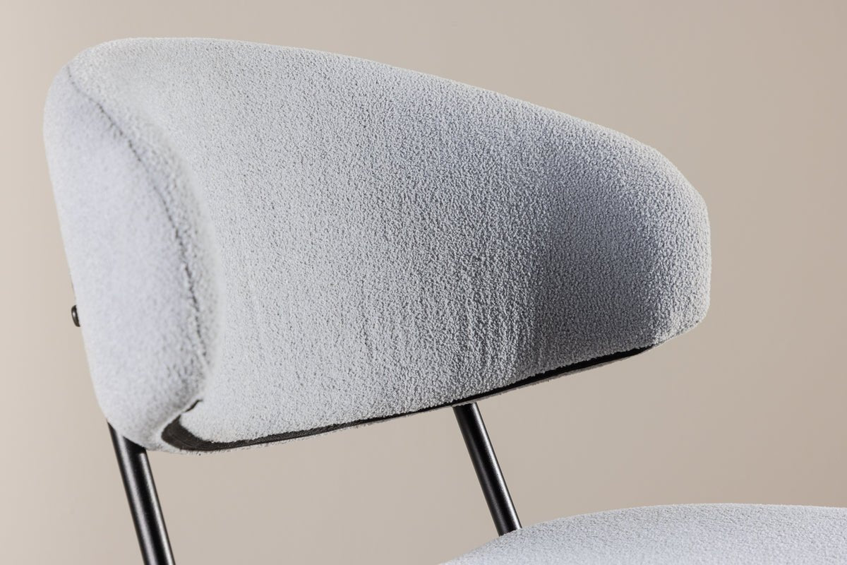 2-delige set - stoel Antarctica met zachte Bouclé - Stof